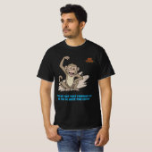Naija Hustle Monkey T-Shirts - Destiny Citaat (Voorkant volledig)