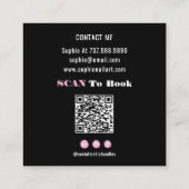 Nail Art Artist Visitekaartje (Achterkant)