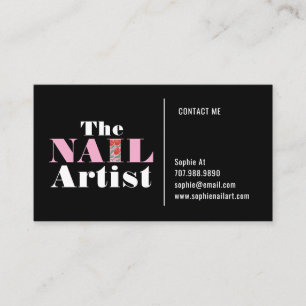 Nail Art Artist Visitekaartje
