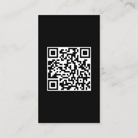 Nail Art Beauty Salon Manicure Specialist QR Code Visitekaartje (Achterkant)