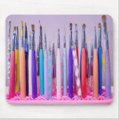 Nail Art Brush Collectie Muismat (Voorkant)