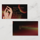 Nail Art Cosmetic Salon Visitekaartje (Voorkant / Achterkant)