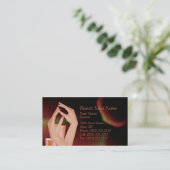 Nail Art Cosmetic Salon Visitekaartje (Staand voorkant)