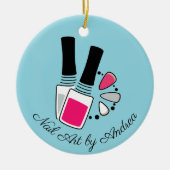 Nail Art Design Keramisch Ornament (Voorkant)