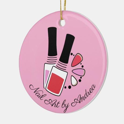 Nail Art Design Keramisch Ornament (Links)