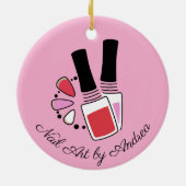 Nail Art Design Keramisch Ornament (Achterkant)