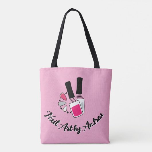 Nail Art Design Tote Bag (Achterkant)