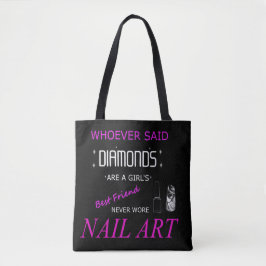 Nail Art is mijn beste vriend Canvas tas