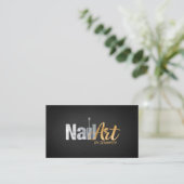 Nail Art Logo met benoeming Visitekaartje (Staand voorkant)