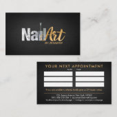 Nail Art Logo met benoeming Visitekaartje (Voorkant / Achterkant)