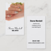 Nail Art Nail Artist Manicurist Beauty Salon Visitekaartje (Voorkant / Achterkant)