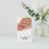 Nail Art Nail Artist Manicurist Beauty Salon Visitekaartje (Staand voorkant)