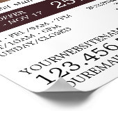 Nail Art, Nail Technicien, Nail Salon Adverteren Poster (Hoek)