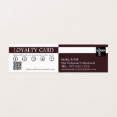 Nail Art, Nail Technicus, Nail Salon Loyalty Visitekaartje (Binnenkant ongevouwen)