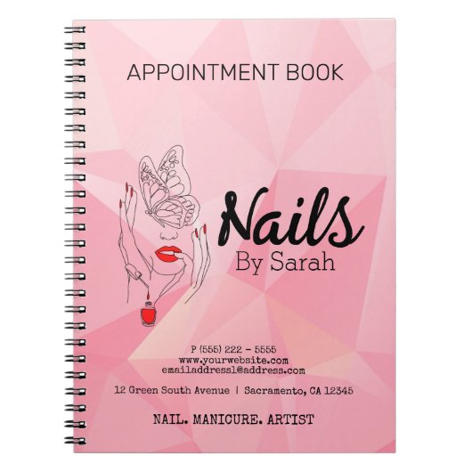 Nail art notitieboek (Voorkant)