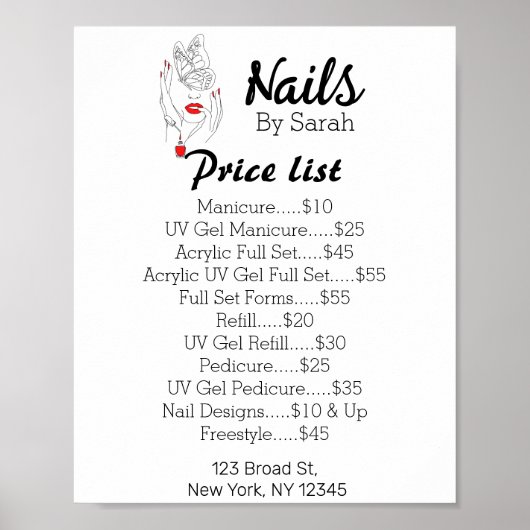 Nail art poster (Voorkant)