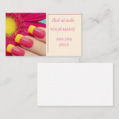 Nail art visitekaartje (Voorkant / Achterkant)