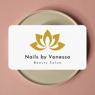 Nail Artist Beauty Salon Elegant Visitekaartje