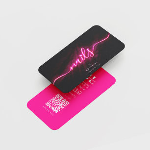 Nail Artist Beauty Salon Manicure Nagellak Visitekaartje