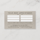 Nail Artist - bloemenillustratie van de waterverf Visitekaartje (Achterkant)