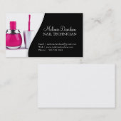 NAIL ARTIST BUSINESS CARD TEMPLATE VISITEKAARTJE (Voorkant / Achterkant)
