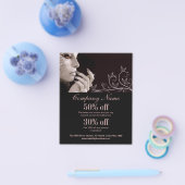 nail artist business personalized flyer (Enkel)