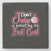 Nail Artist First Coat Stenen Onderzetter (Voorkant)