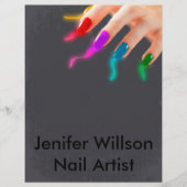 Nail Artist Flyer (Voorkant)