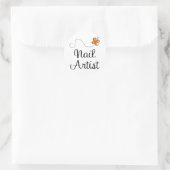  Nail Artist Gift Ronde Sticker (Tas)