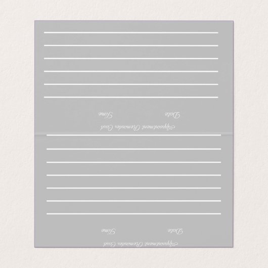 Nail Artist Glow Script Hand Drawn Appointing Visitekaartje (Binnenkant ongevouwen)