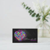 Nail Artist / Heart of Nail Polish Visitekaartje (Staand voorkant)