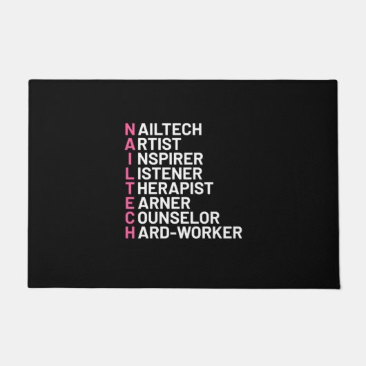 Nail Artist Inspiron Deurmat (Voorkant)