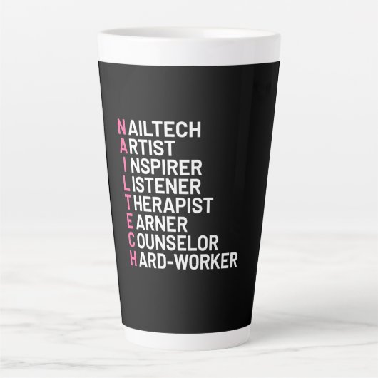 Nail Artist Inspiron Latte Mok (Voorkant)