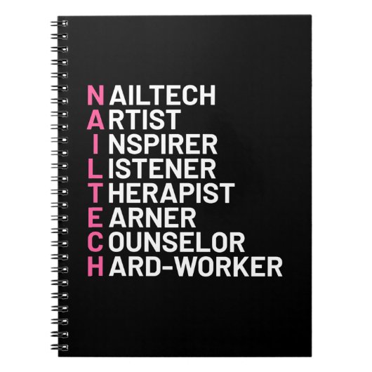 Nail Artist Inspiron Notitieboek (Voorkant)