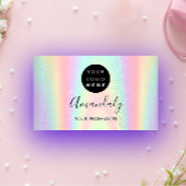 Nail Artist Lash Hairdresser Logo Holograaf Visitekaartje