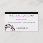 Nail Artist / Nail Polish circle Visitekaartje (Achterkant)