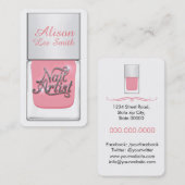 Nail Artist / Nail Polish Visitekaartje (Voorkant / Achterkant)