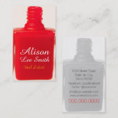 Nail Artist / Nail Polish Visitekaartje (Voorkant / Achterkant)