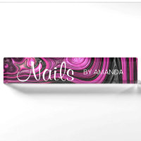 Nail Artist Pedicure NailArt Paars gepersonaliseer