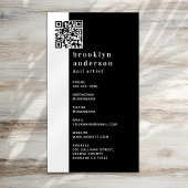 Nail Artist Photo QR Code Visitekaartje