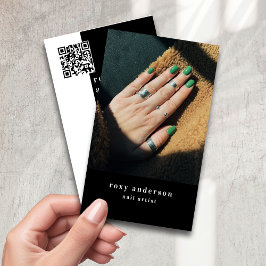 Nail Artist Photo QR Code Visitekaartje
