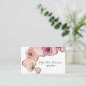 Nail Artist Salon Poolse Moderne Visitekaartje (Staand voorkant)
