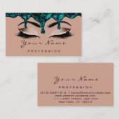 Nail Artist Studio bestuurt Roos Beauty Makeup Bro Visitekaartje (Voorkant / Achterkant)