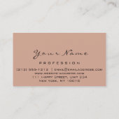 Nail Artist Studio bestuurt Roos Beauty Makeup Bro Visitekaartje (Achterkant)