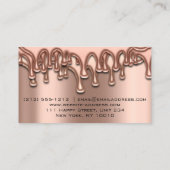 Nail Artist Studio bestuurt Roos Beauty Makeup Visitekaartje (Achterkant)