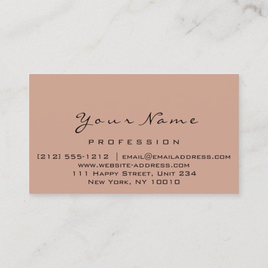 Nail Artist Studio bestuurt Roos Lashes Makeup Bro Visitekaartje (Achterkant)