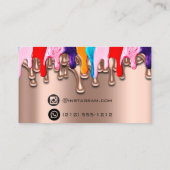 Nail Artist Studio bestuurt Roos Wax Epilation Mak Visitekaartje (Achterkant)