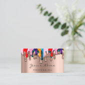 Nail Artist Studio bestuurt Roos Wax IG Social Mak Visitekaartje (Staand voorkant)