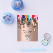 Nail Artist Studio Drips Roos Wax Epilation Prijze Flyer (Enkel)