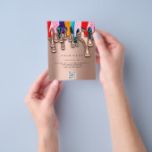 Nail Artist Studio Drips Roos Wax Epilation Prijze Flyer (Hand)